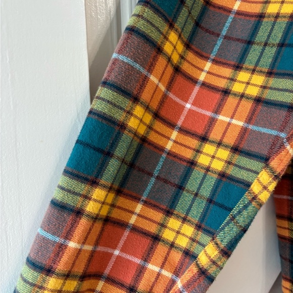 J Crew Men’s Regenerative cotton Plaid Multicolor Shirt Preppy Camping XXLT - Picture 5 of 10